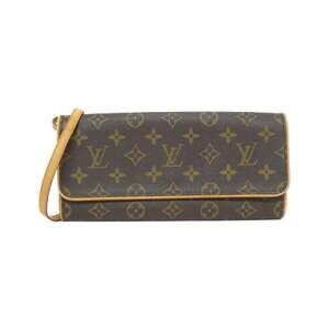 LOUIS VUITTON Brown Monogram Pochette Shoulder Bag